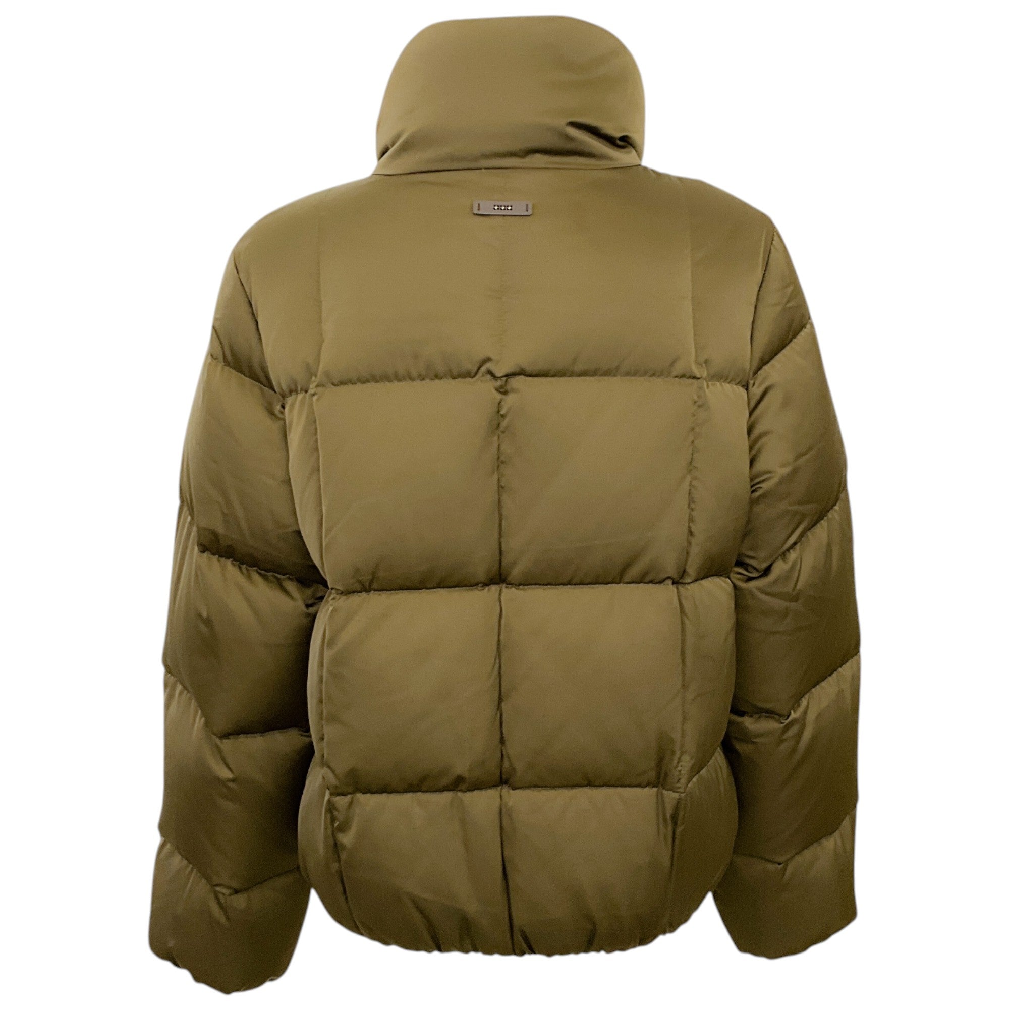 Peserico Olive Quilted Down Jacket