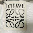 Load image into Gallery viewer, Loewe Optic White Pleated Cotton Shirt with Logo Embroidery

