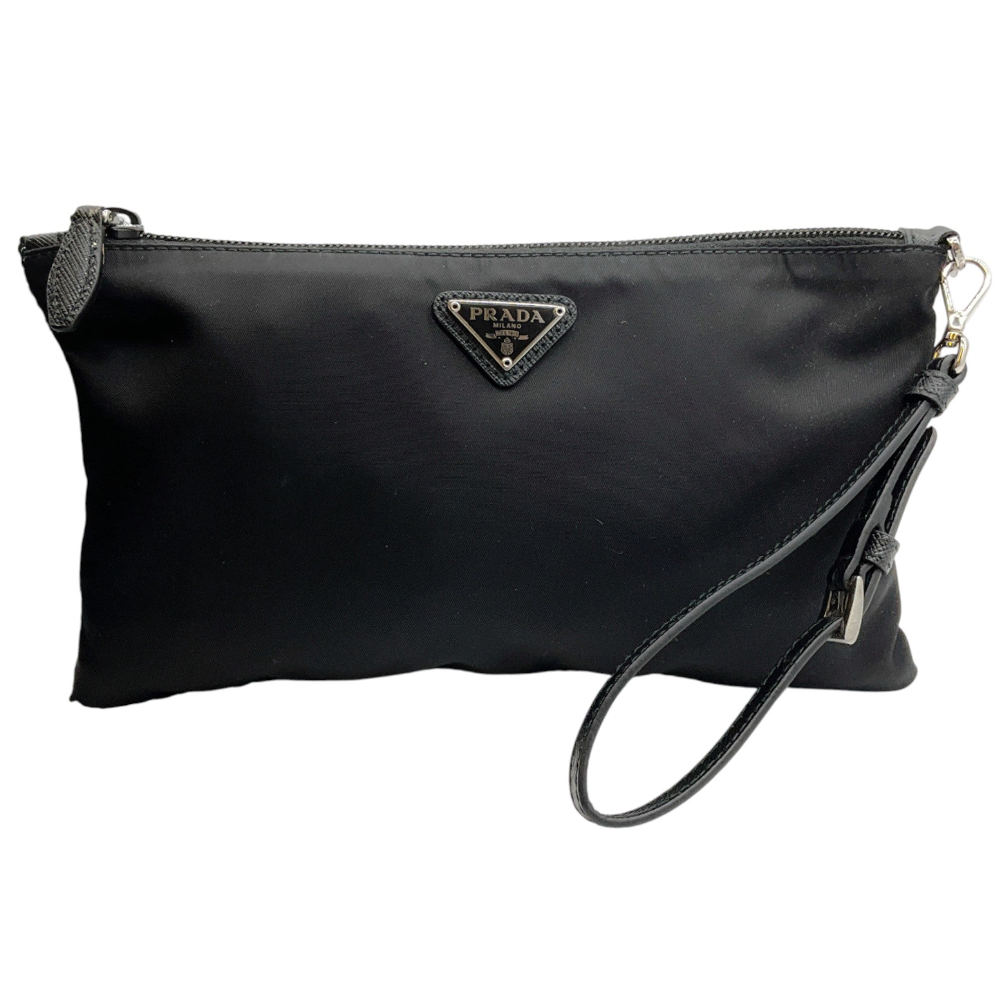 Prada Tessuto Nylon Pouch Wristlet
