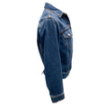 Load image into Gallery viewer, Alexander McQueen Dark Blue 2020 Wash Denim Jacket with Stripe Detail
