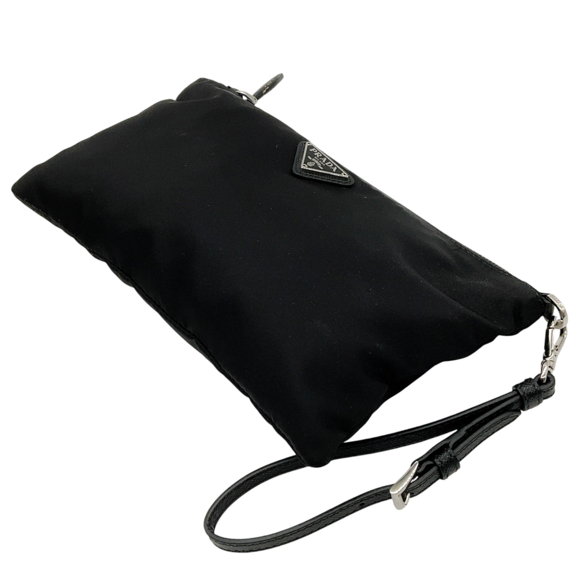 Prada Tessuto Nylon Pouch Wristlet