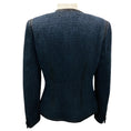 Load image into Gallery viewer, Chanel Navy Blue / Black 2002 Tweed Jacket with Crystal Embellished Buttons
