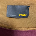 Load image into Gallery viewer, Fendi Burgundy / Olive Draped Sleeveless Crepe Midi Dress
