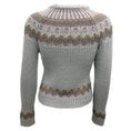 Load image into Gallery viewer, Valentino Light Blue Metallic Knit Fairisle Sweater
