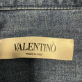 Load image into Gallery viewer, Valentino Blue Kaftan Denim Mini Dress with Gold VLogo Detail
