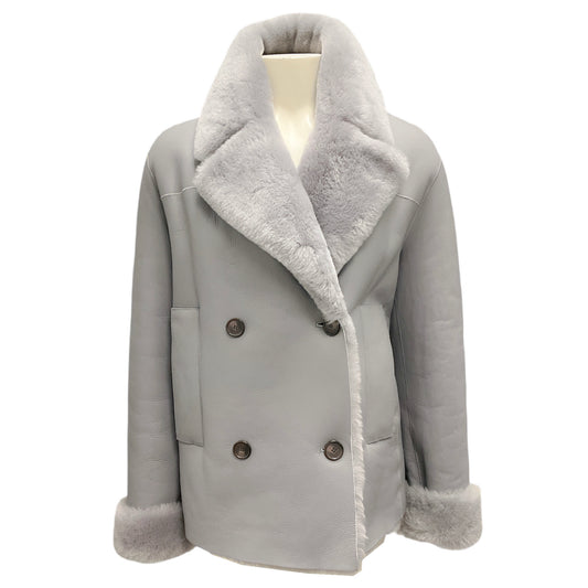 Joseph Dove Grey Shearling Jacket