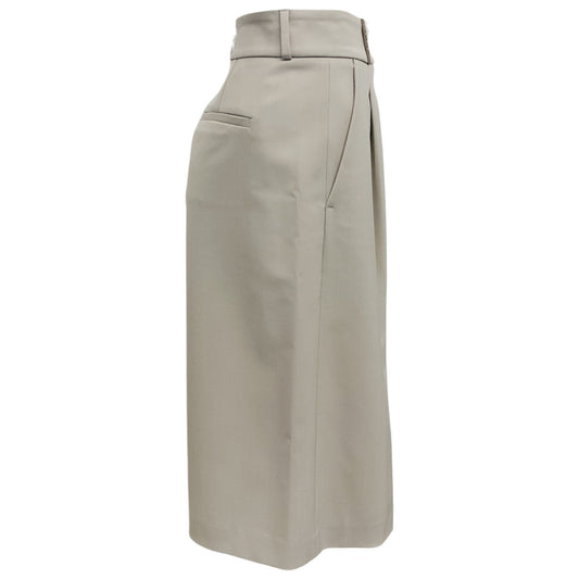 Peserico Taupe Wool Bermuda Culottes