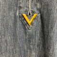 Load image into Gallery viewer, Valentino Blue Kaftan Denim Mini Dress with Gold VLogo Detail

