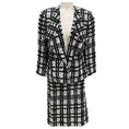 Load image into Gallery viewer, St. John Black / White Knit Jacket and Skirt Suit Set
