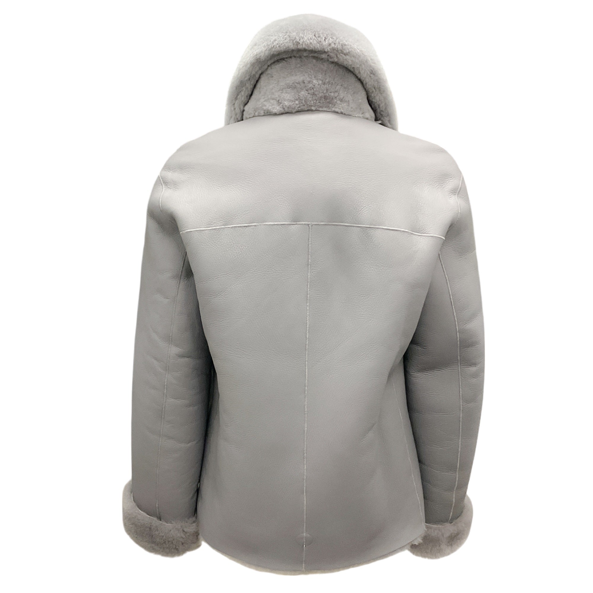 Joseph Dove Grey Shearling Jacket