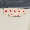 Load image into Gallery viewer, Marni Navy Blue Leather Jacket
