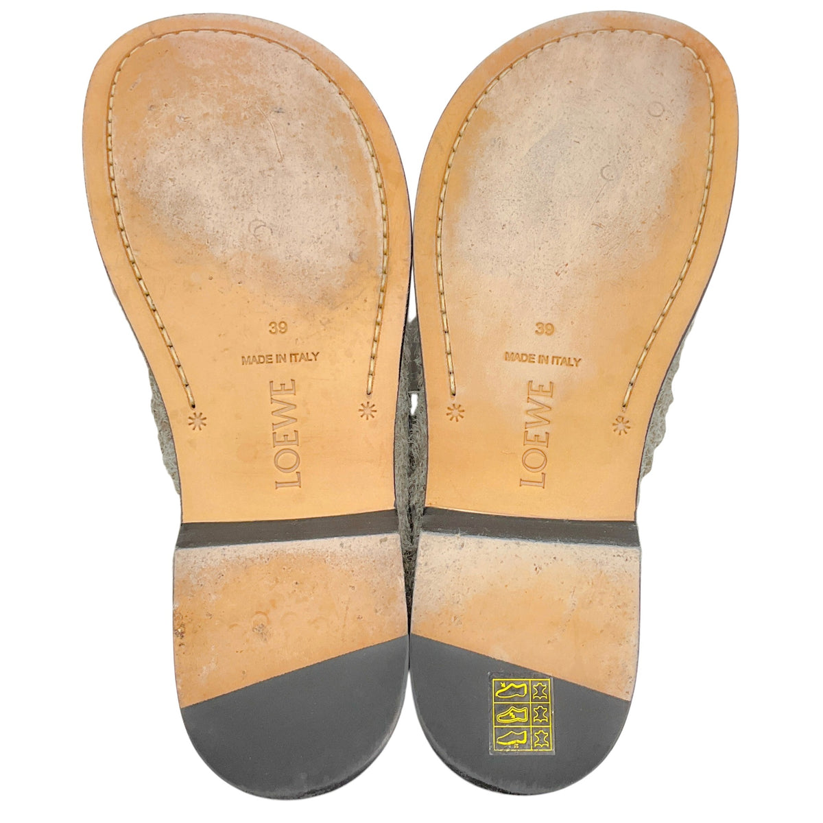 Loewe Khaki Suede Campo Loafers