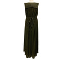 Load image into Gallery viewer, Deveaux Olive Green Sleeveless Plisse Maxi Dress
