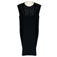 Load image into Gallery viewer, Lanvin Black Sequin and Bead Embellished Sleeveless Crepe Dress
