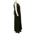 Load image into Gallery viewer, Deveaux Olive Green Sleeveless Plisse Maxi Dress
