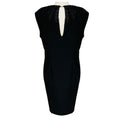 Load image into Gallery viewer, Lanvin Black Sequin and Bead Embellished Sleeveless Crepe Dress
