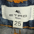 Load image into Gallery viewer, Etro Dark Blue Wash Five Pocket Wide Leg Embroidered Pocket Cotton Jeans
