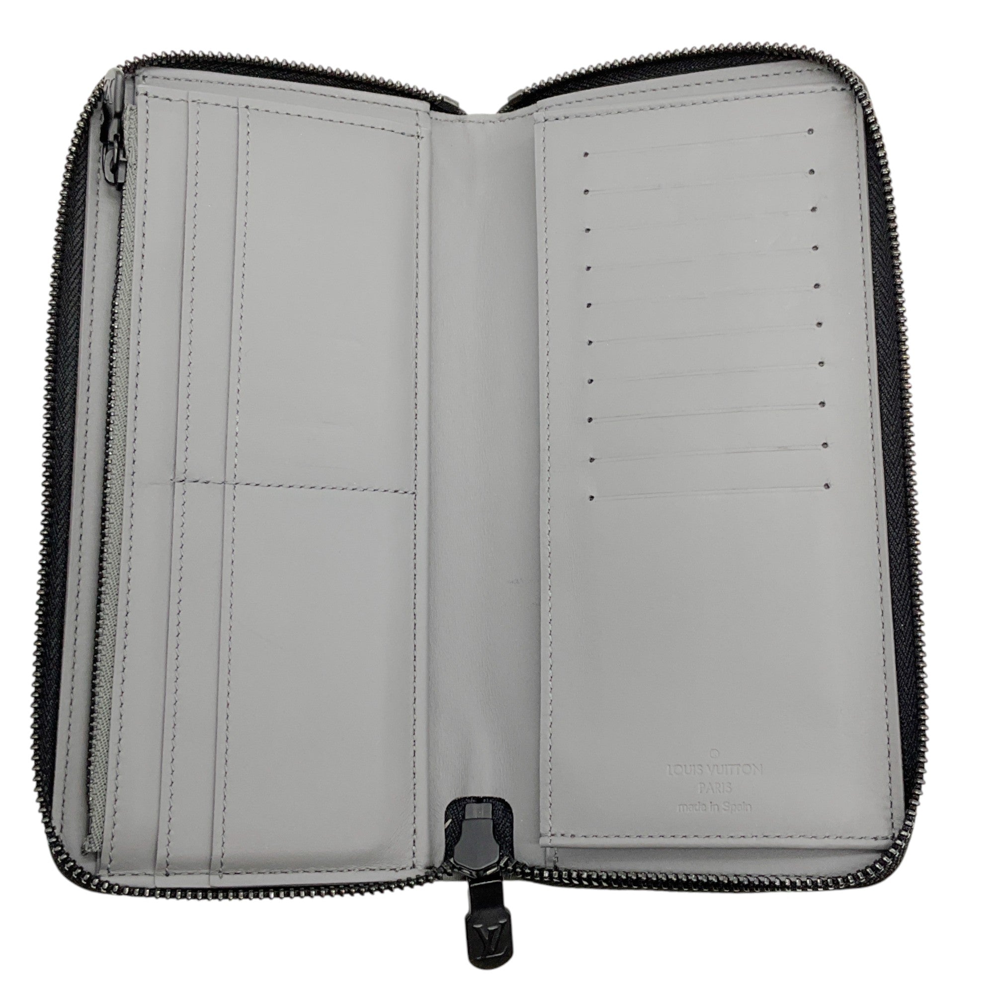 Louis Vuitton Monogram Shadow Zippy Vertical Long Wallet