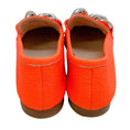 Load image into Gallery viewer, Casadei Orange Antilope Chunky Chain Loafers
