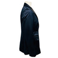 Load image into Gallery viewer, Akris Navy Blue / Black Silk Tuxedo Blazer Jacket
