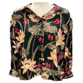 Load image into Gallery viewer, Loewe x Paula's Ibiza Black Multi Tropical Print Blouse
