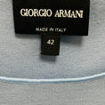 Load image into Gallery viewer, Giorgio Armani Light Blue Long Sleeved Stretch Knit Shift Dress

