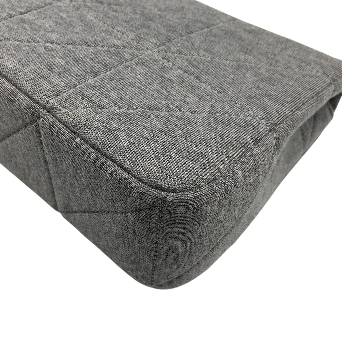 Saint Laurent Grey Jersey Mini Quilted Jamie Shoulder Bag