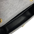 Load image into Gallery viewer, Saint Laurent Grey Jersey Mini Quilted Jamie Shoulder Bag
