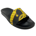 Load image into Gallery viewer, Versace Black / Gold Medusa Chain Pool Slides

