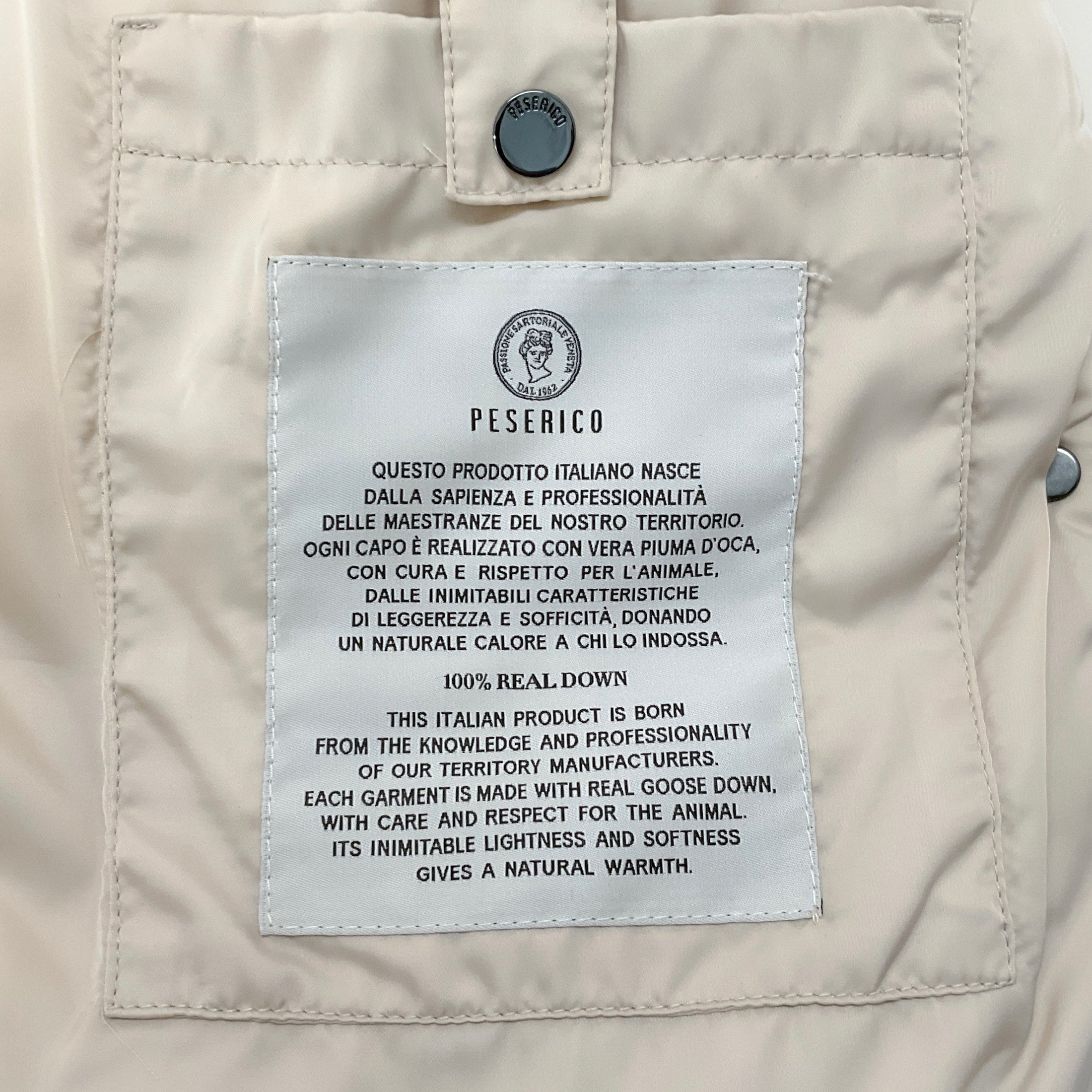 Peserico Dove Down Quilted Puffer Vest