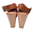 Load image into Gallery viewer, Robert Clergerie Brown Leather Slingback Platform Wedges
