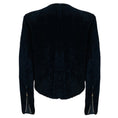 Load image into Gallery viewer, Celine Navy Blue Zip Front Lambskin Shearling Jacket
