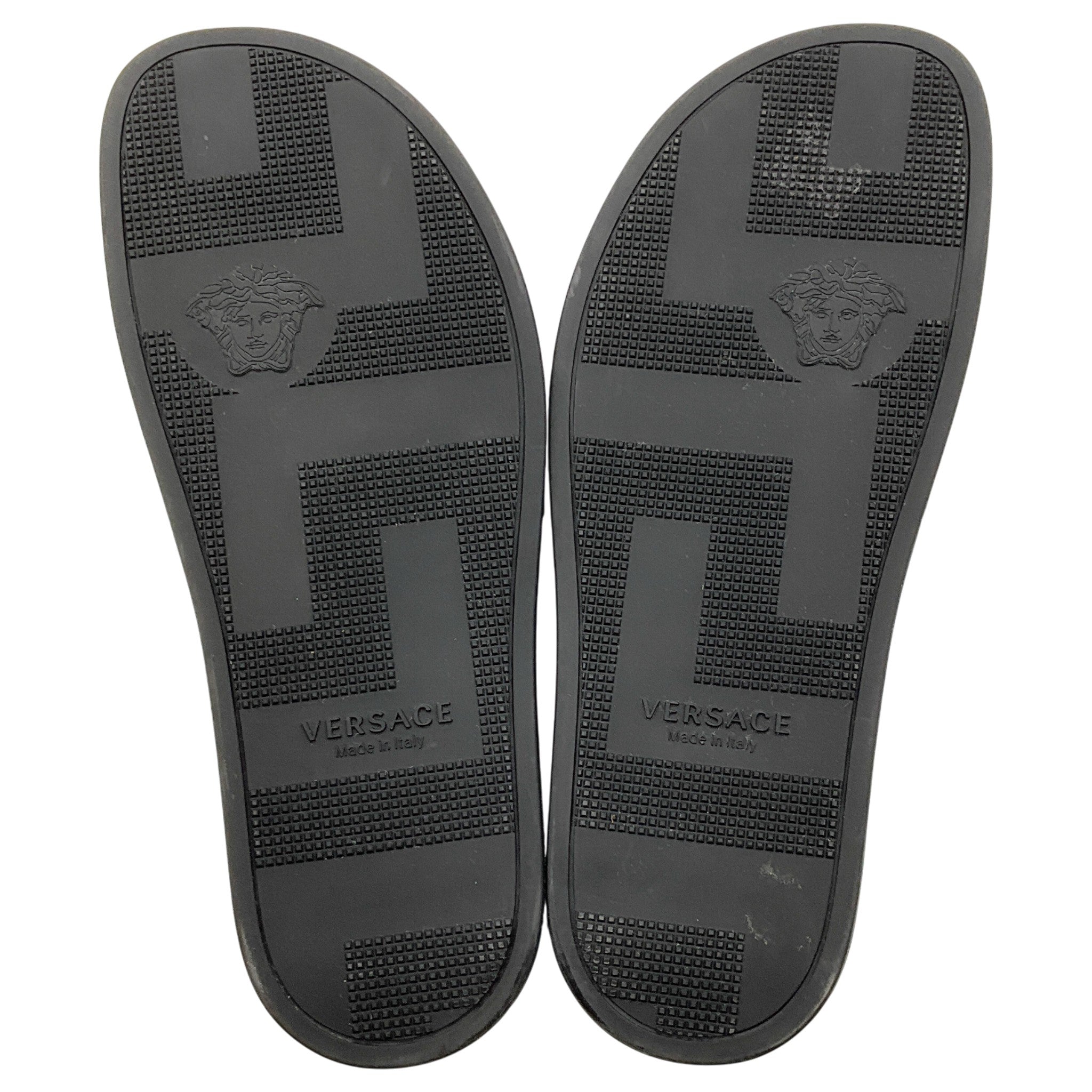 Versace Black / Gold Medusa Chain Pool Slides