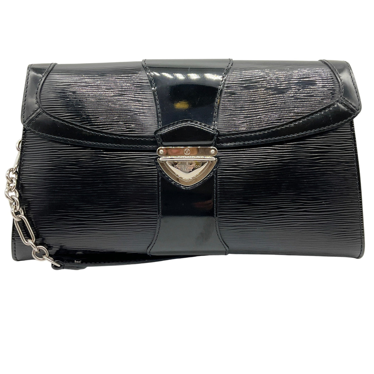 Louis Vuitton Black Electric Epi Leather Lena Clutch
