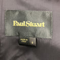 Load image into Gallery viewer, Paul Stuart Navy Blue / White Gingham Check Trench Coat with Belt
