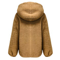Load image into Gallery viewer, Pologeorgis Tan Hooded Lamb Shearling Jacket
