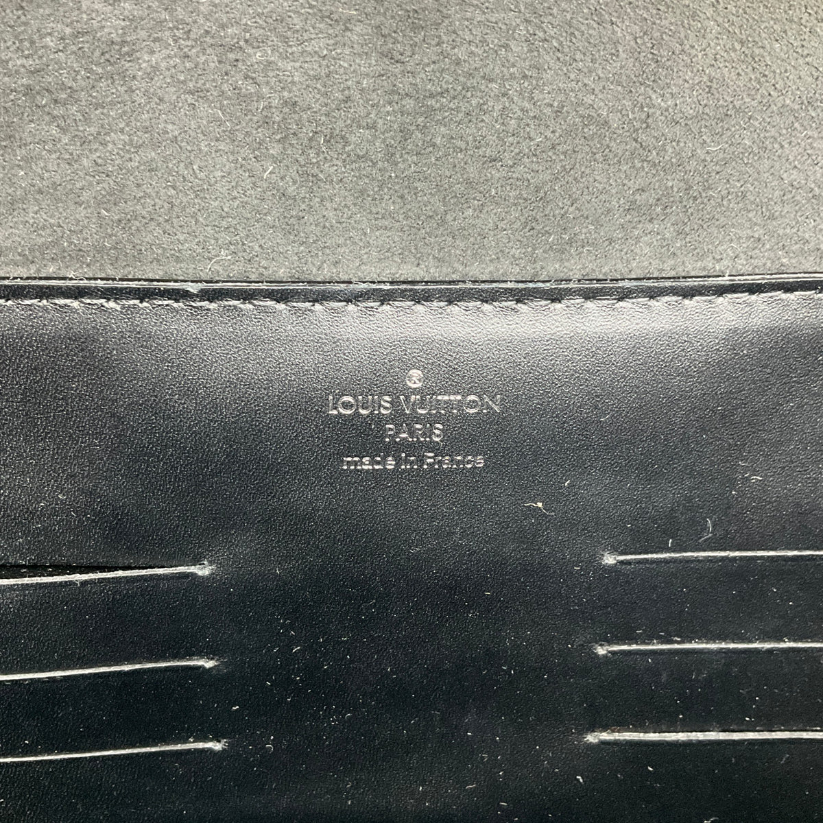 Louis Vuitton Black Electric Epi Leather Lena Clutch