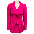 Load image into Gallery viewer, Ted Baker Fuchsia Pink Keyla Short Wrap Coat with Belt
