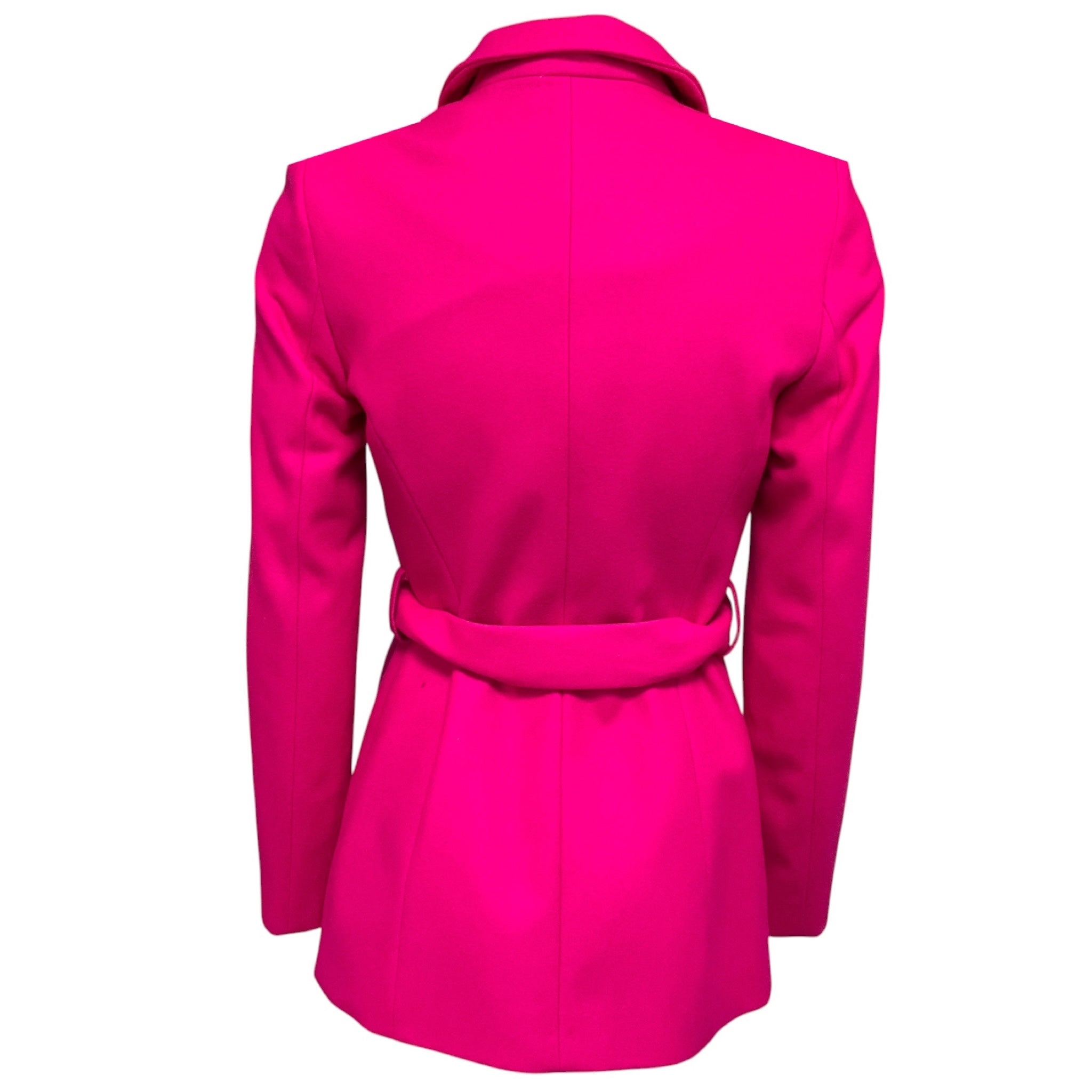 Ted Baker Fuchsia Pink Keyla Short Wrap Coat with Belt