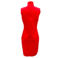 Load image into Gallery viewer, Max Mara Red Larix Sleeveless Wool Stretch Knit Turtleneck Dress
