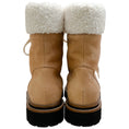 Load image into Gallery viewer, Peserico Tan Suede Shearling Lined Hiking Boots
