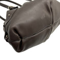 Load image into Gallery viewer, Salvatore Ferragamo Brown Leather Ruched Shoulder Bag
