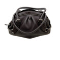 Load image into Gallery viewer, Salvatore Ferragamo Brown Leather Ruched Shoulder Bag
