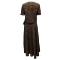 Load image into Gallery viewer, Talbot Runhof Brown Multi Tweed Kaspar Top and Keeper Midi Skirt
