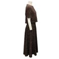 Load image into Gallery viewer, Talbot Runhof Brown Multi Tweed Kaspar Top and Keeper Midi Skirt
