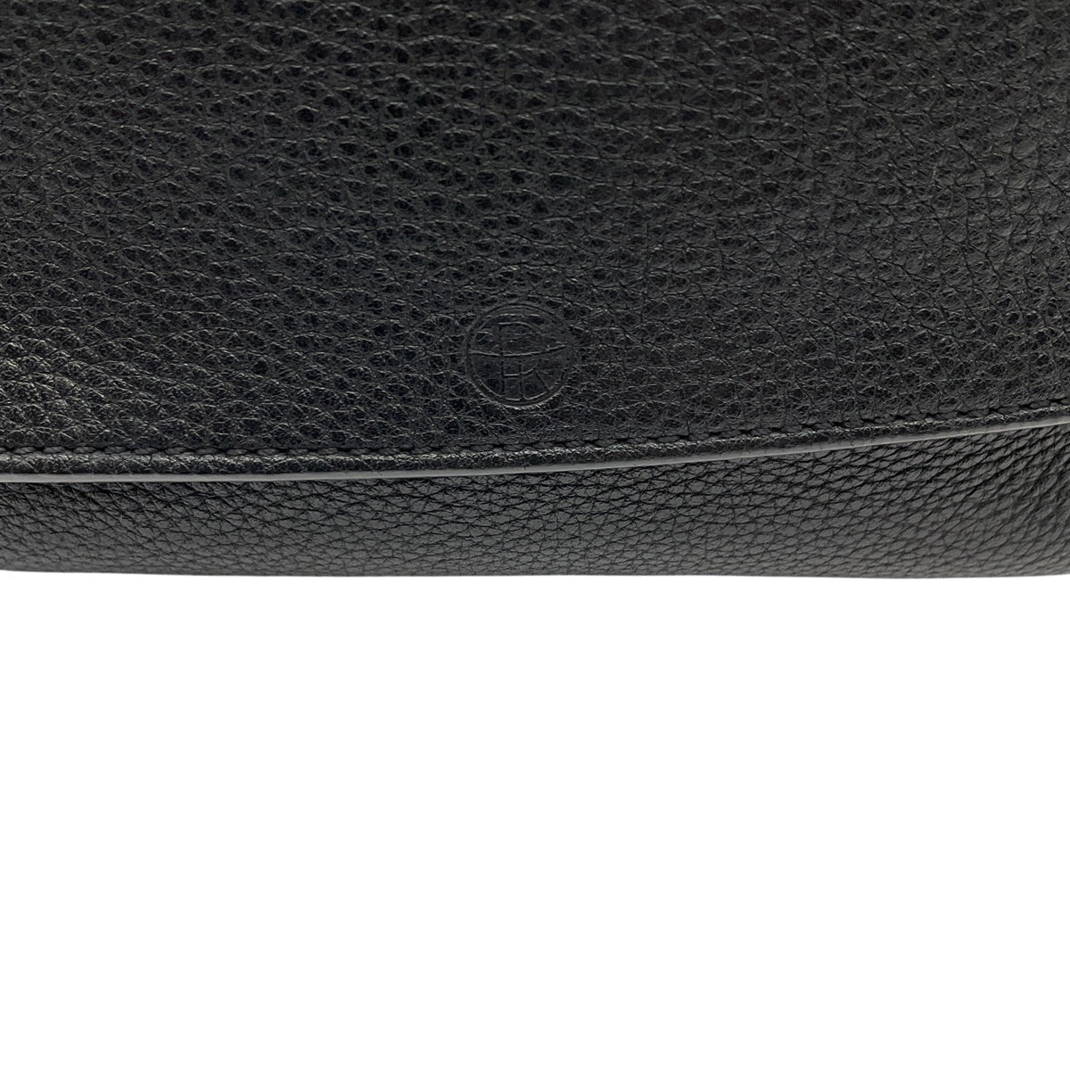 The Row Black Pebbled Leather Sideby Shoulder Bag
