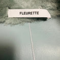 Load image into Gallery viewer, Fleurette Blue Cropped Shearling Jacket
