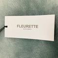 Load image into Gallery viewer, Fleurette Blue Cropped Shearling Jacket
