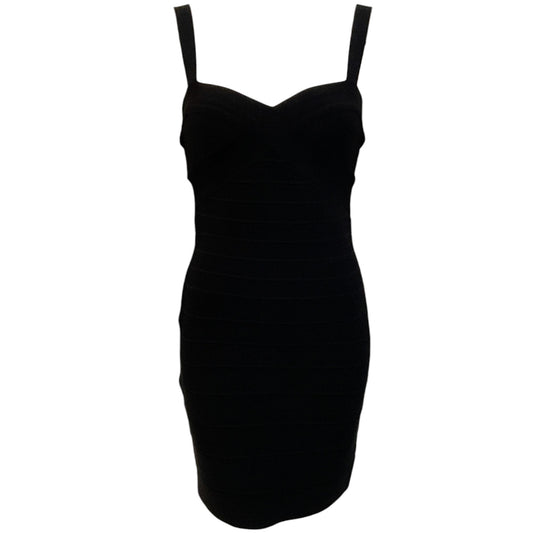 Herve Leger Black Classic Bandage Dress