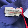 Load image into Gallery viewer, Alexander McQueen Sapphire 2019 Ruched Wool Crepe Dress
